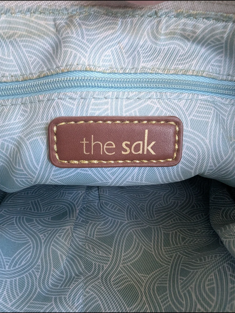 The Sak Cream Leather Crossbody Bag